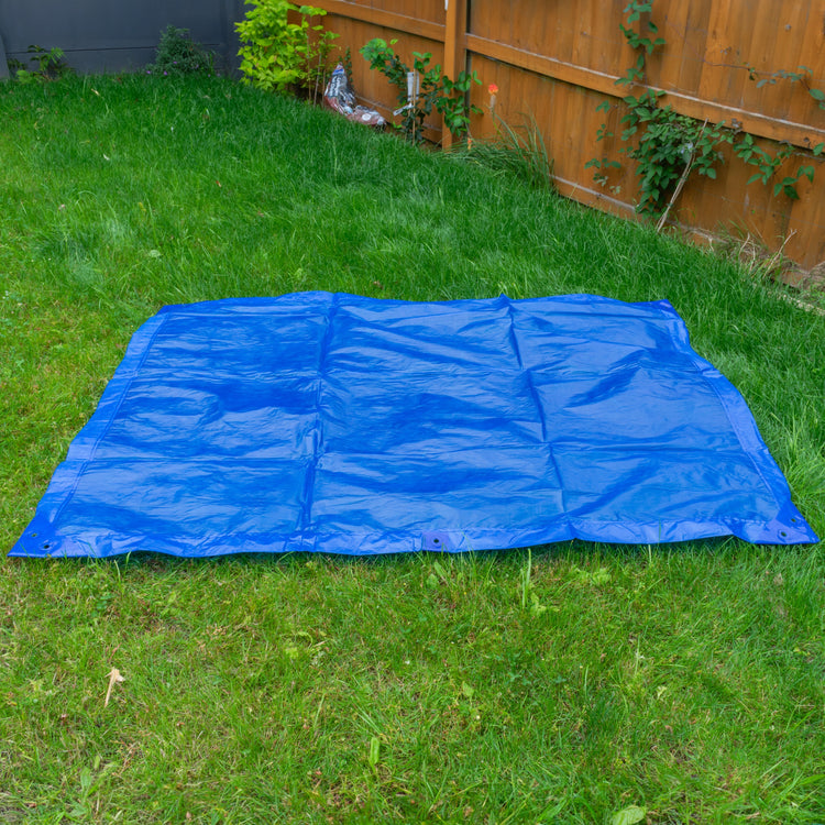 100gsm LLDPE Blue Tarpaulin