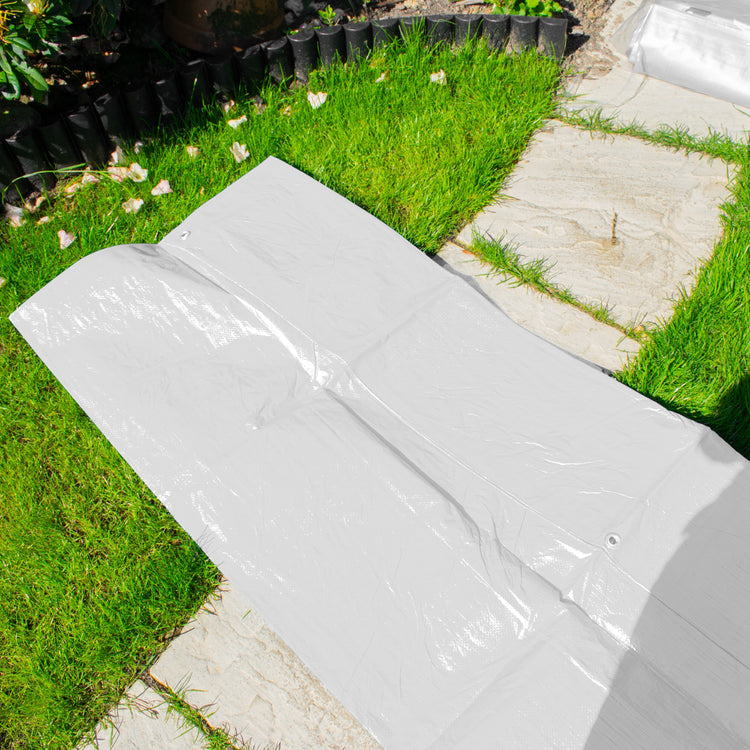 90gsm White Tarpaulin