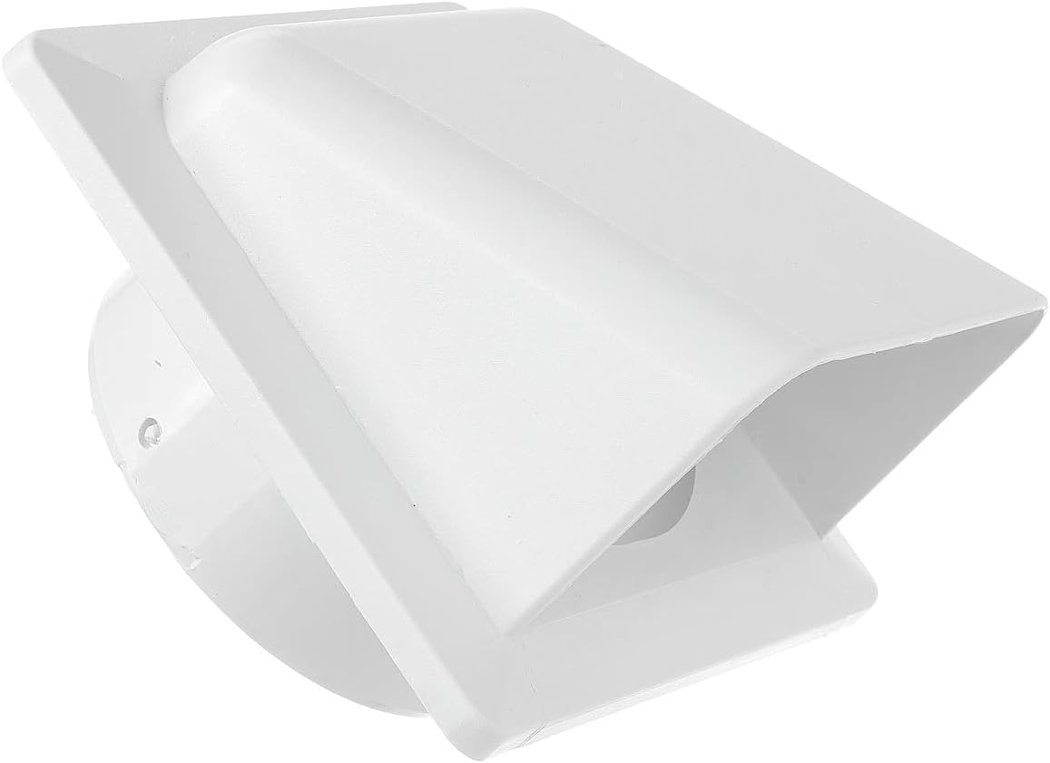 External White Louvre Vent KRD/100 fi100mm