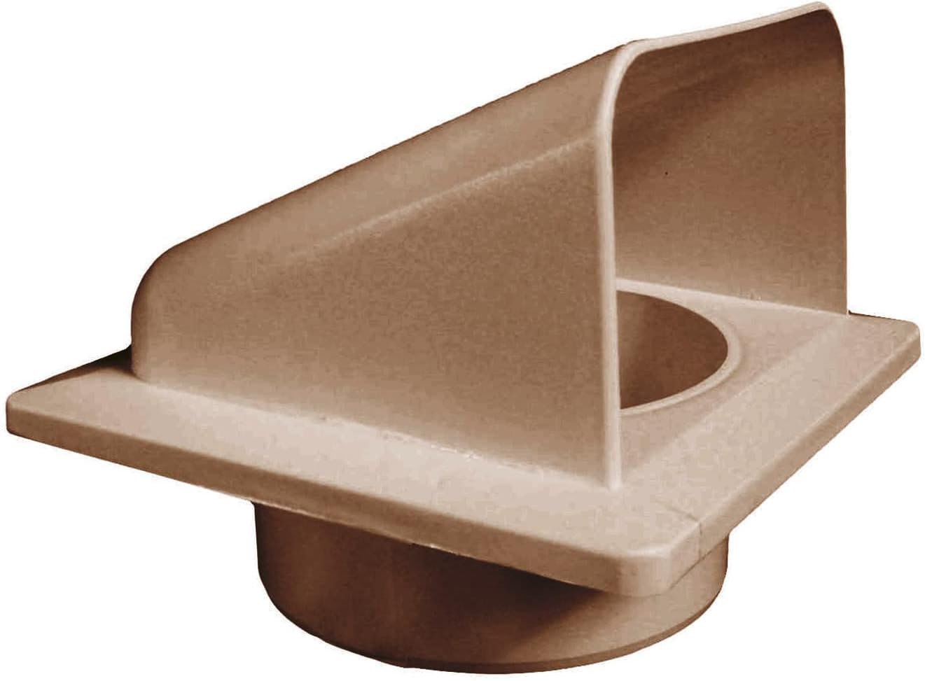 External Brown Louvre Vent KRD/100B fi100mm