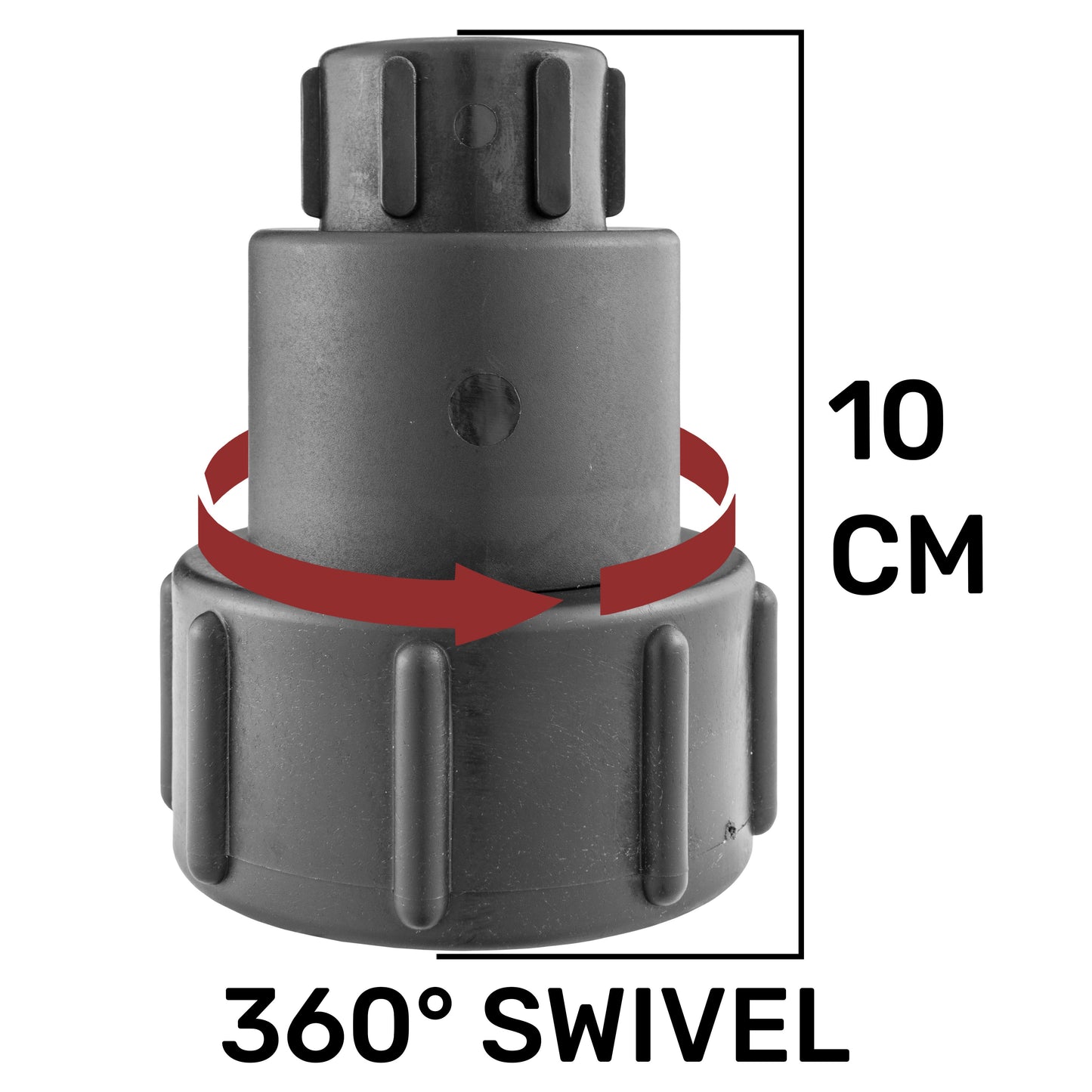 IBC 2” S60X6 - 1/2" BSPF Extender Adaptor with 20mm MDPE Valve