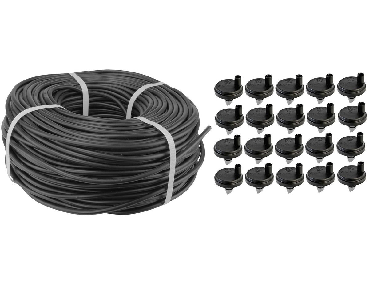 Micro Irrigation Pipe 4mm/7mm with Agri-Drip 4L/HR Drippers