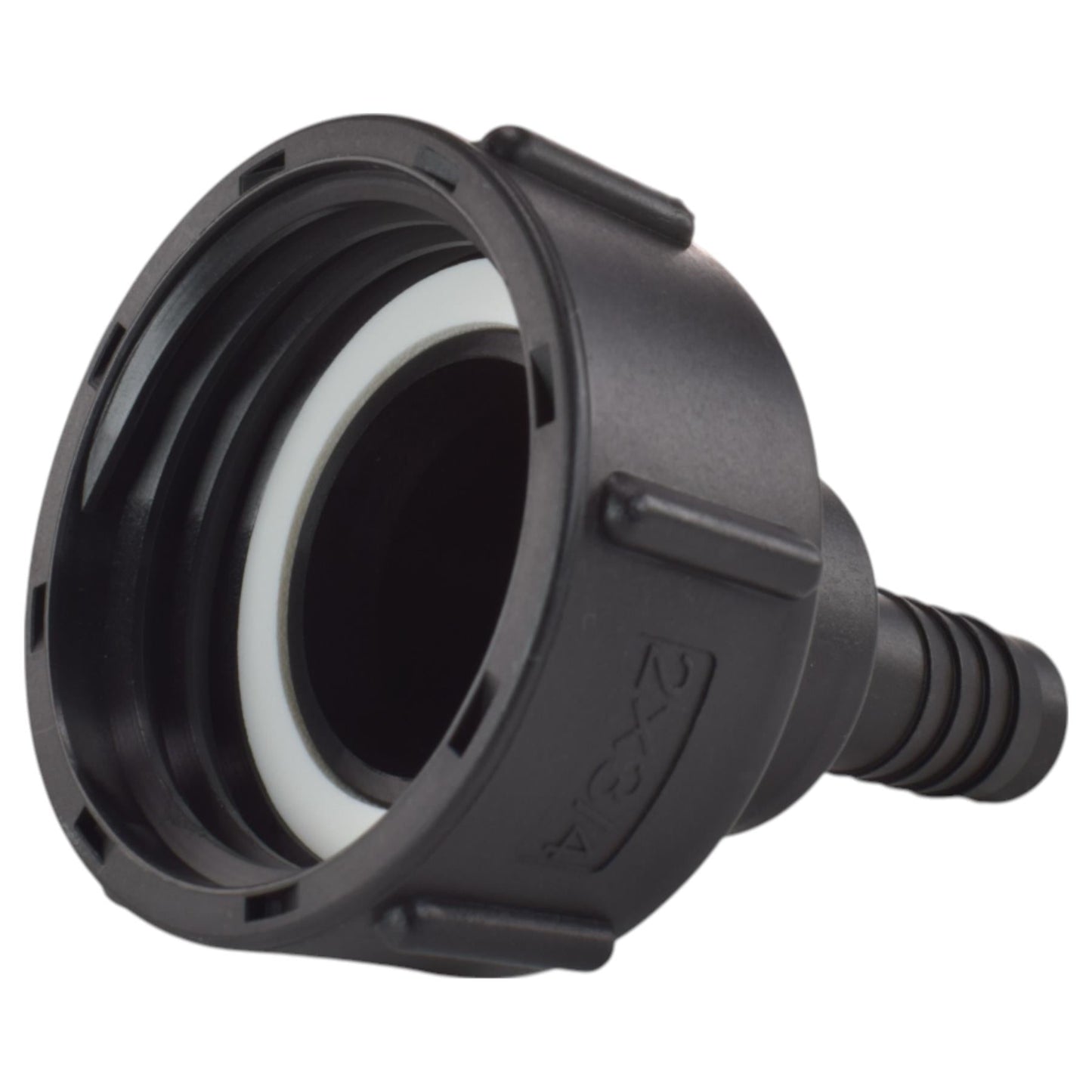 IBC 2" S60X6 Thread Valve with S60X6 to 1/2" Hose Tail