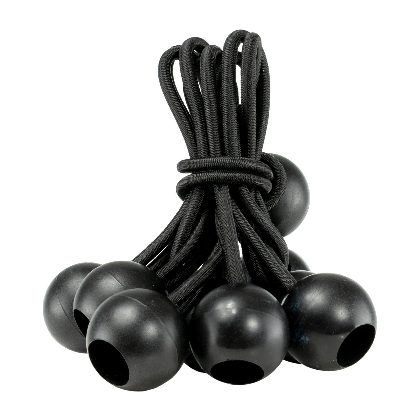 Green/Brown L-Grade Tarpaulin with Bungee Balls (Black)