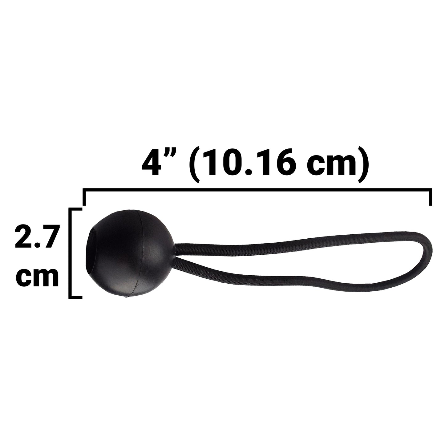 Green/Brown L-Grade Tarpaulin with Bungee Balls (Black)