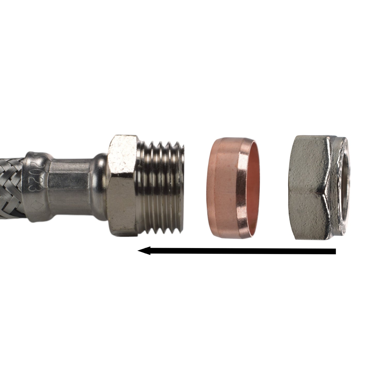 Double Lever Tap STANDARD Connection Kit