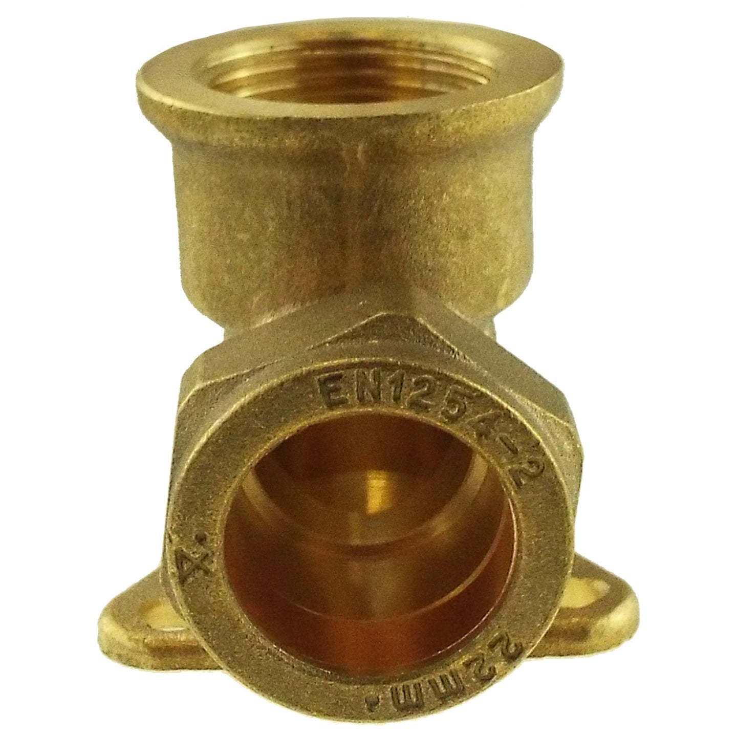 Wall Mount Copper Pipe 22mm 3/4" BSPF
