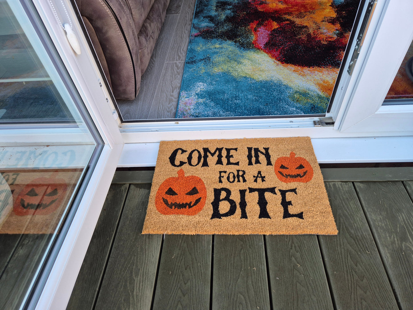 Doormat 60cm x 40cm - 'Come In For A Bite'