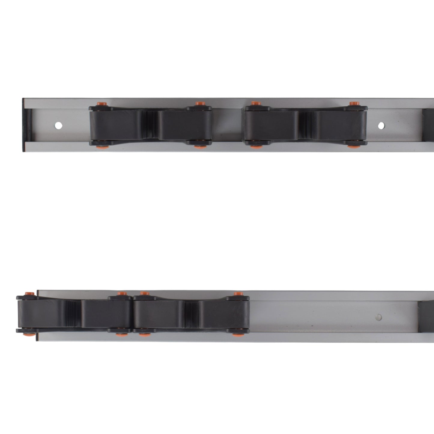 Wall Mount Tool Holder Rail - Gripper Design (5 Handles)