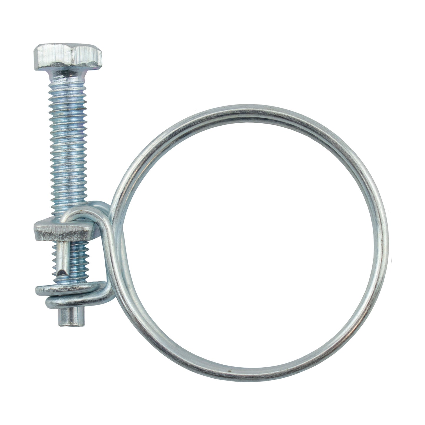 Double Wire Hose Clamp Galvanised 32mm-36mm