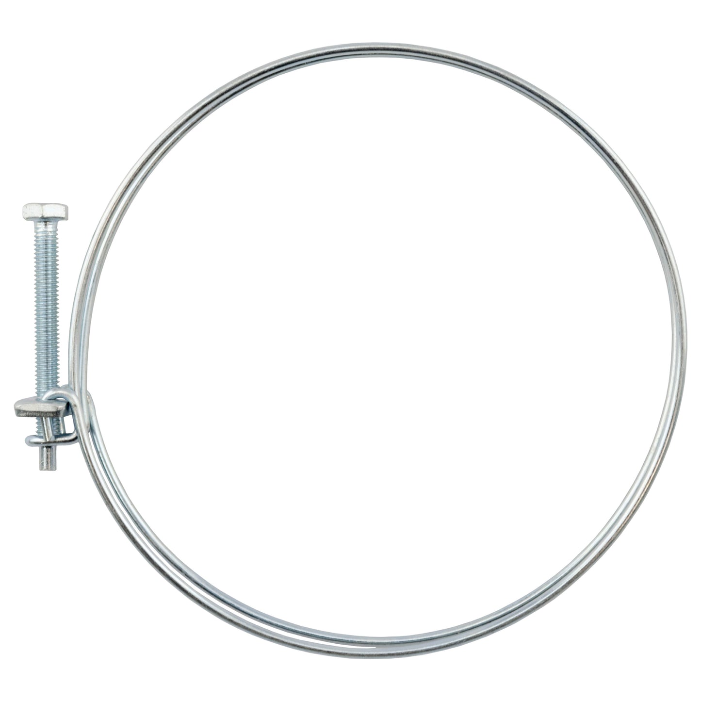 Double Wire Hose Clamp Galvanised 98mm-105mm