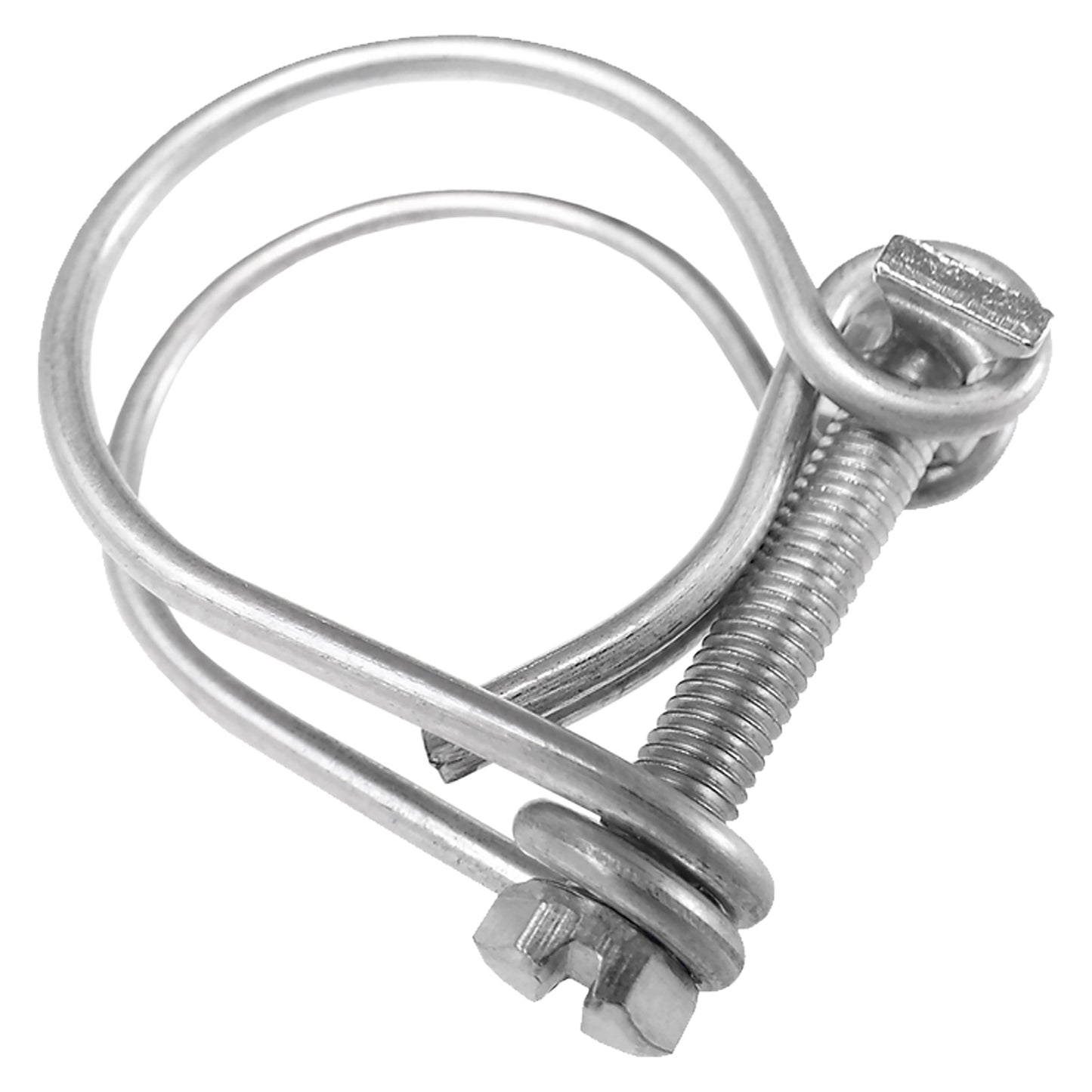 Double Wire Hose Clamp Galvanised 98mm-105mm