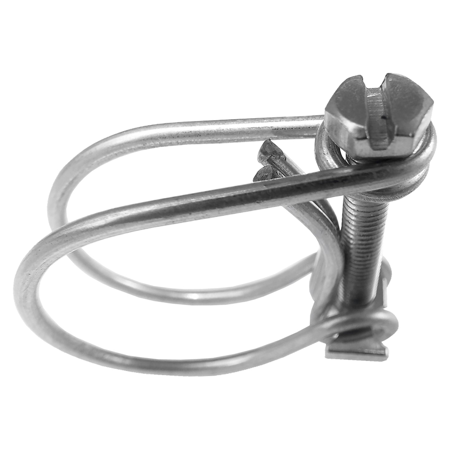 Double Wire Hose Clamp Galvanised 25mm-29mm