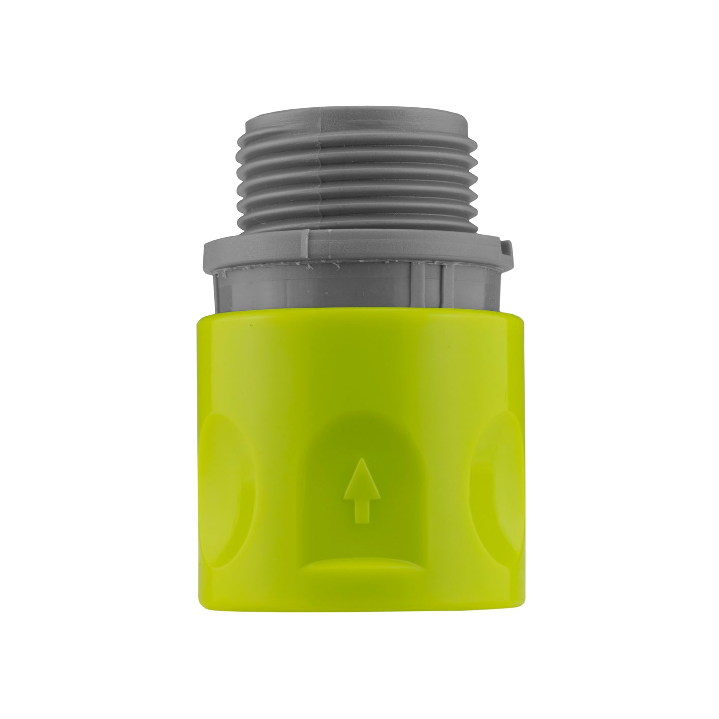 Hose Connector Lime with In-Line BSPF Valve and 16mm Barbed Straight