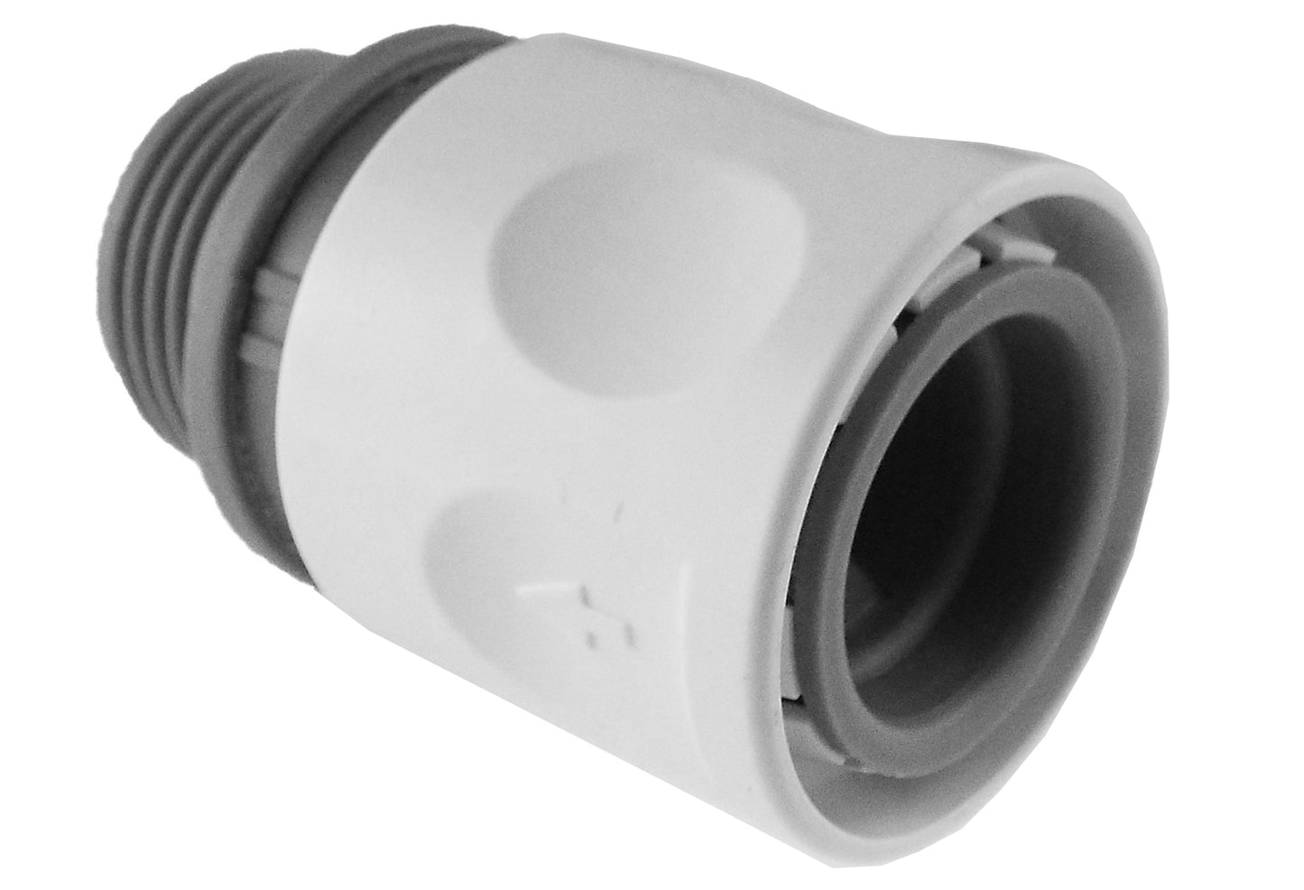 IBC 2” S60X6 Cap with Male Quick Connector and ¾” BSP Threaded Hose Connector
