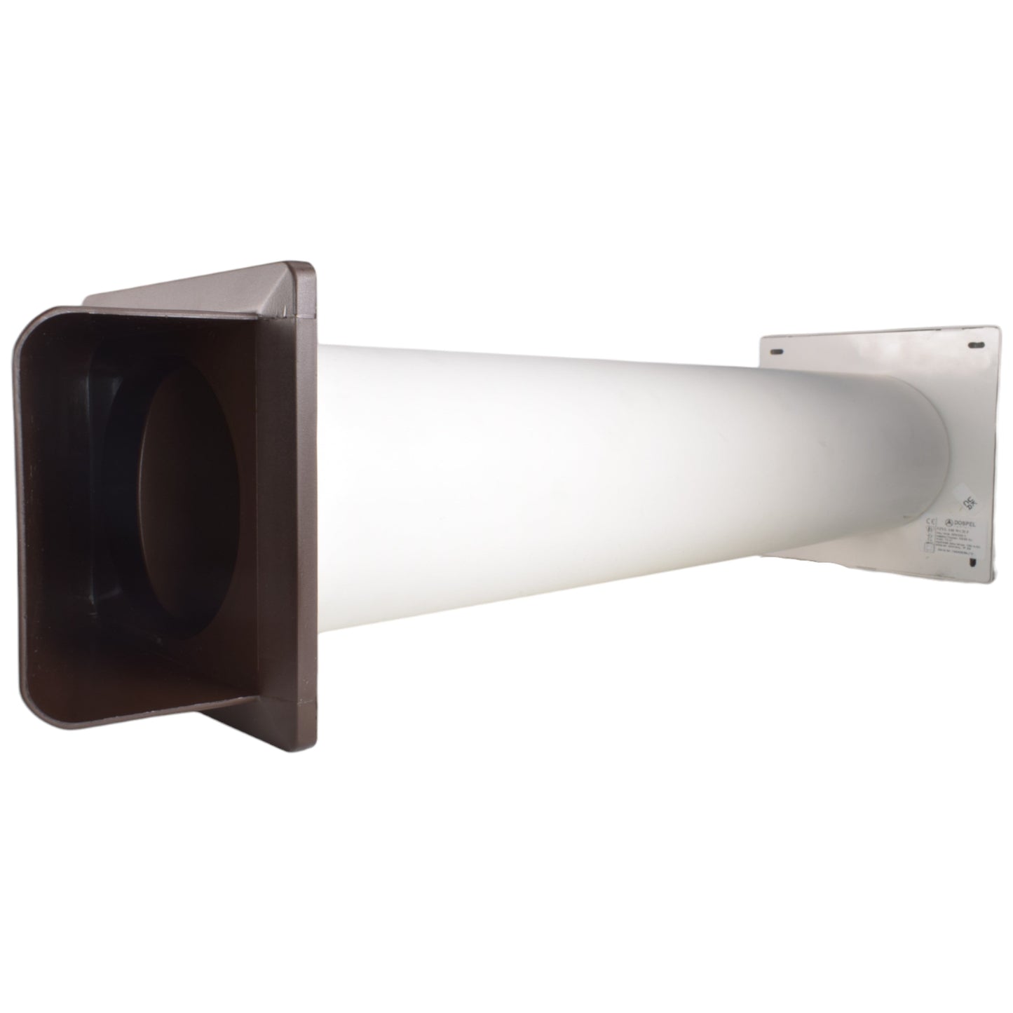Through Wall Ventilation Kit – STYL Fan with Timer/Humidistat and Brown External Vent