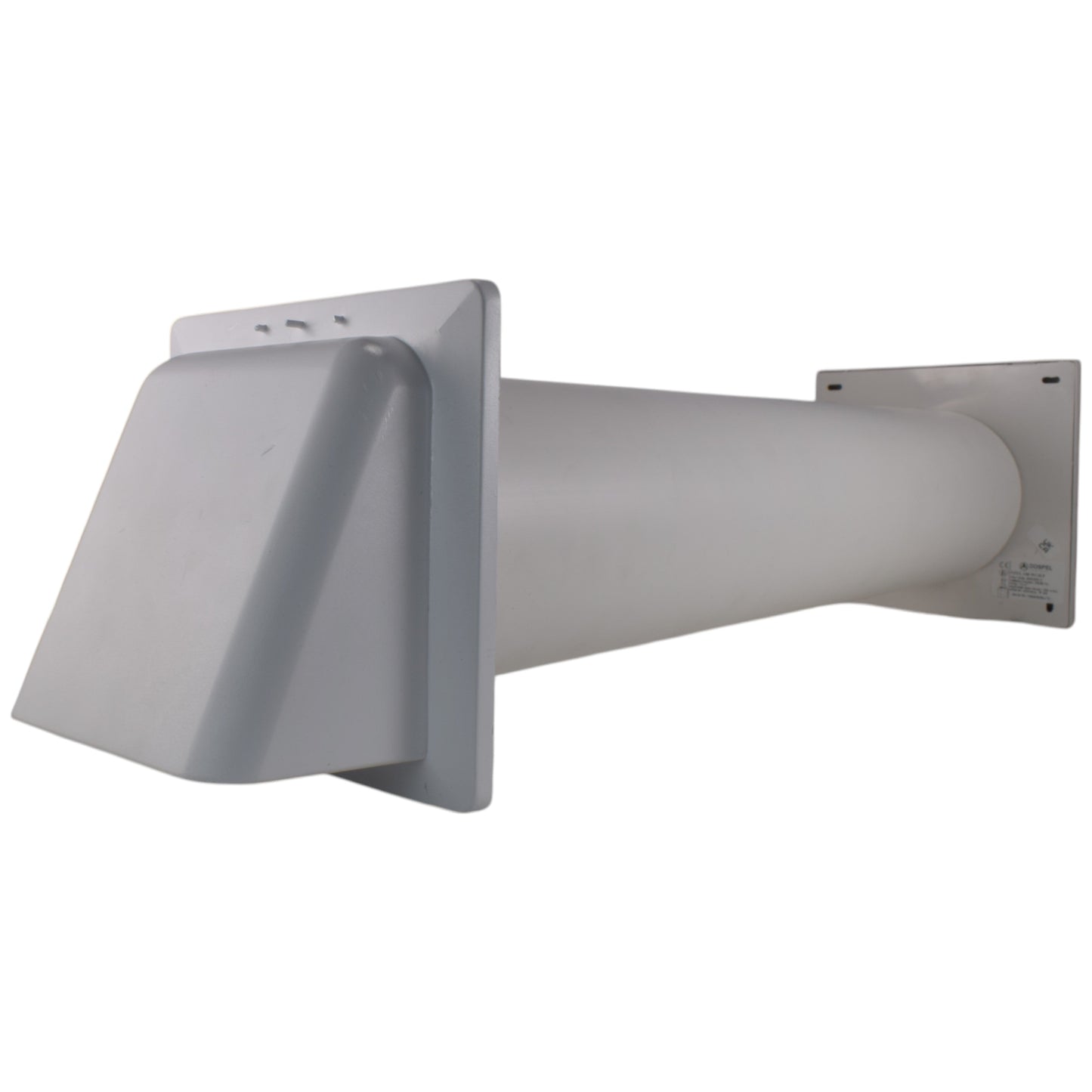 Through Wall Ventilation Kit - STYL Fan with Timer/Humidistat and White External Vent