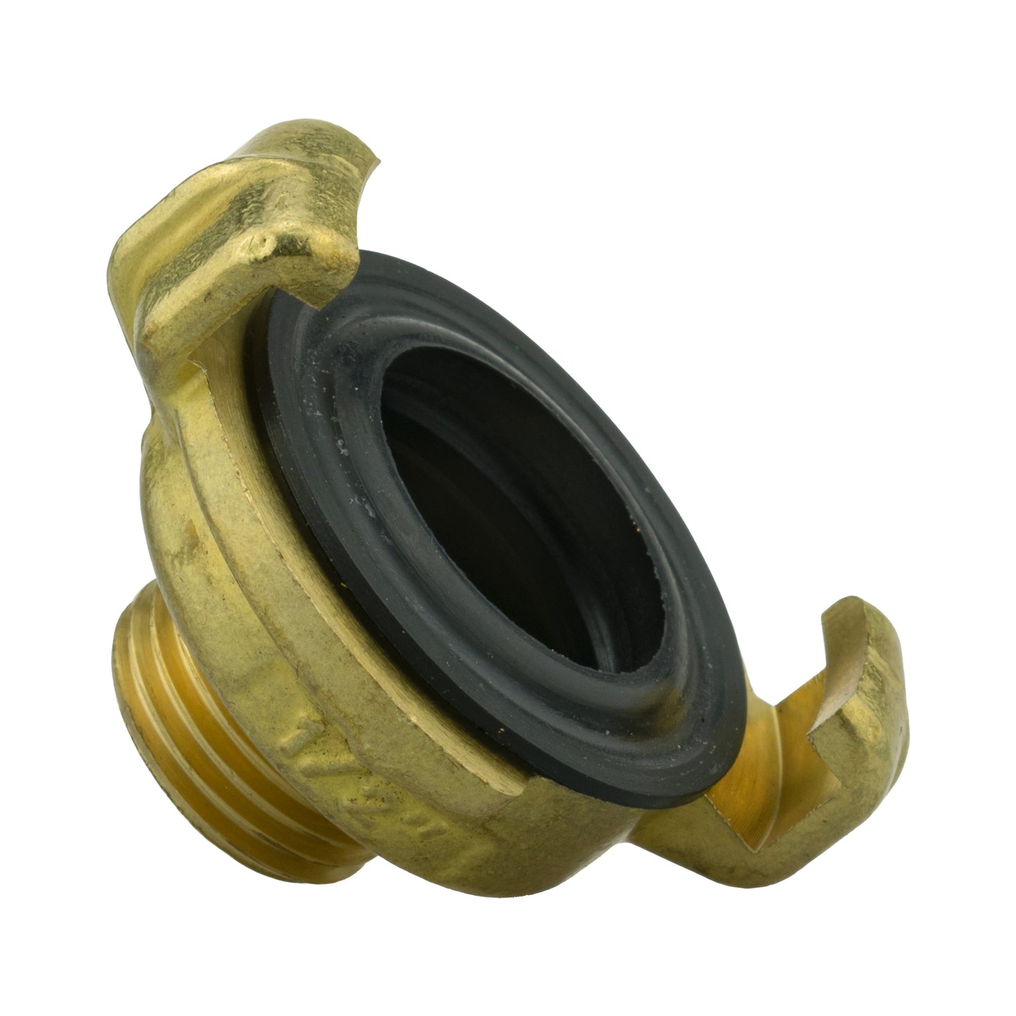 15mm Brass Wall Flange Kit with Lever Valve + Geka 13mm Barbed Set