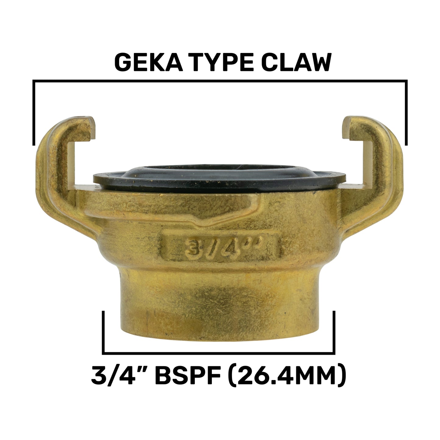 Wall Flange Kit 25mm MDPE + Valve + Geka