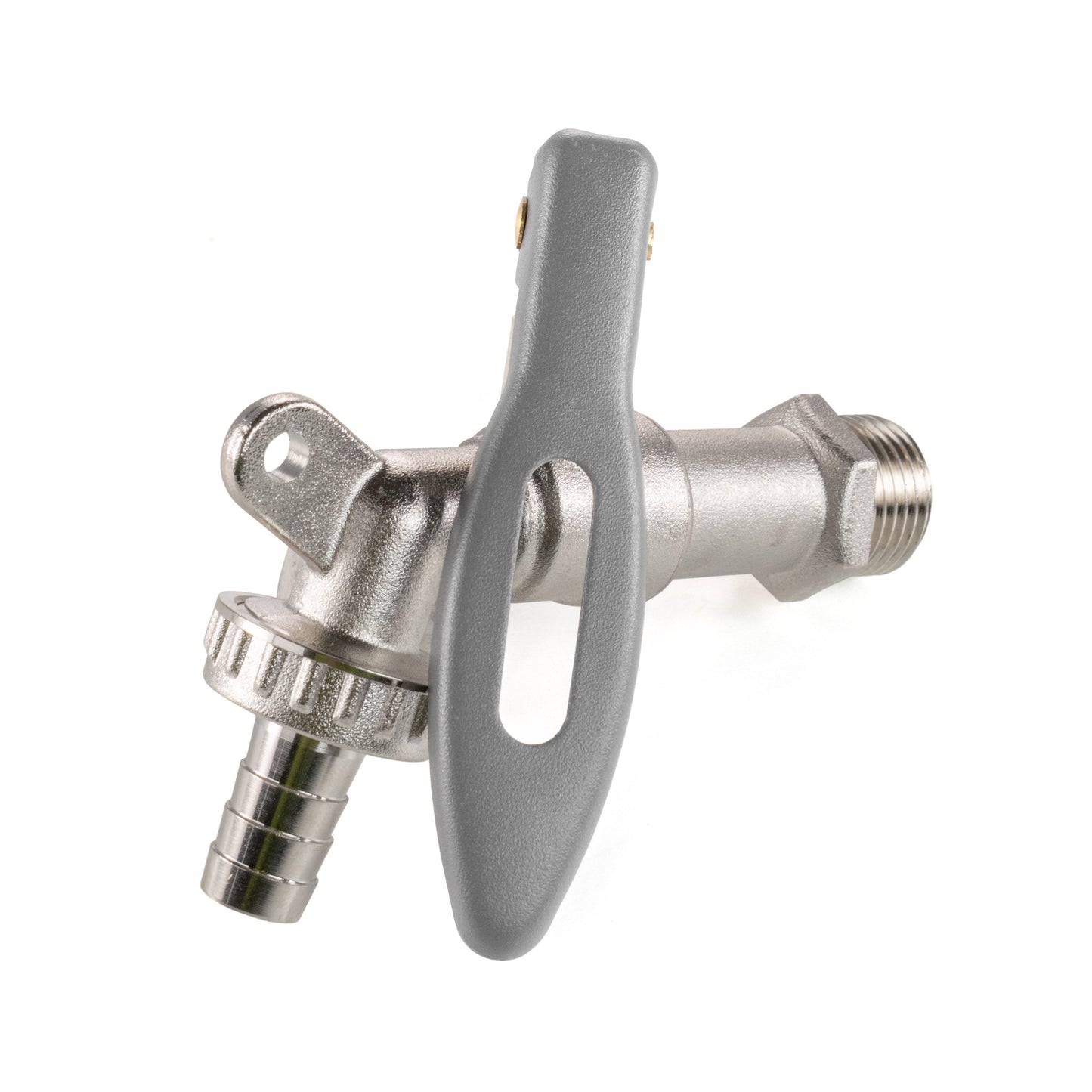Wall Flange Kit 20mm MDPE - Lever Tap Hose Barb and Lever Lock