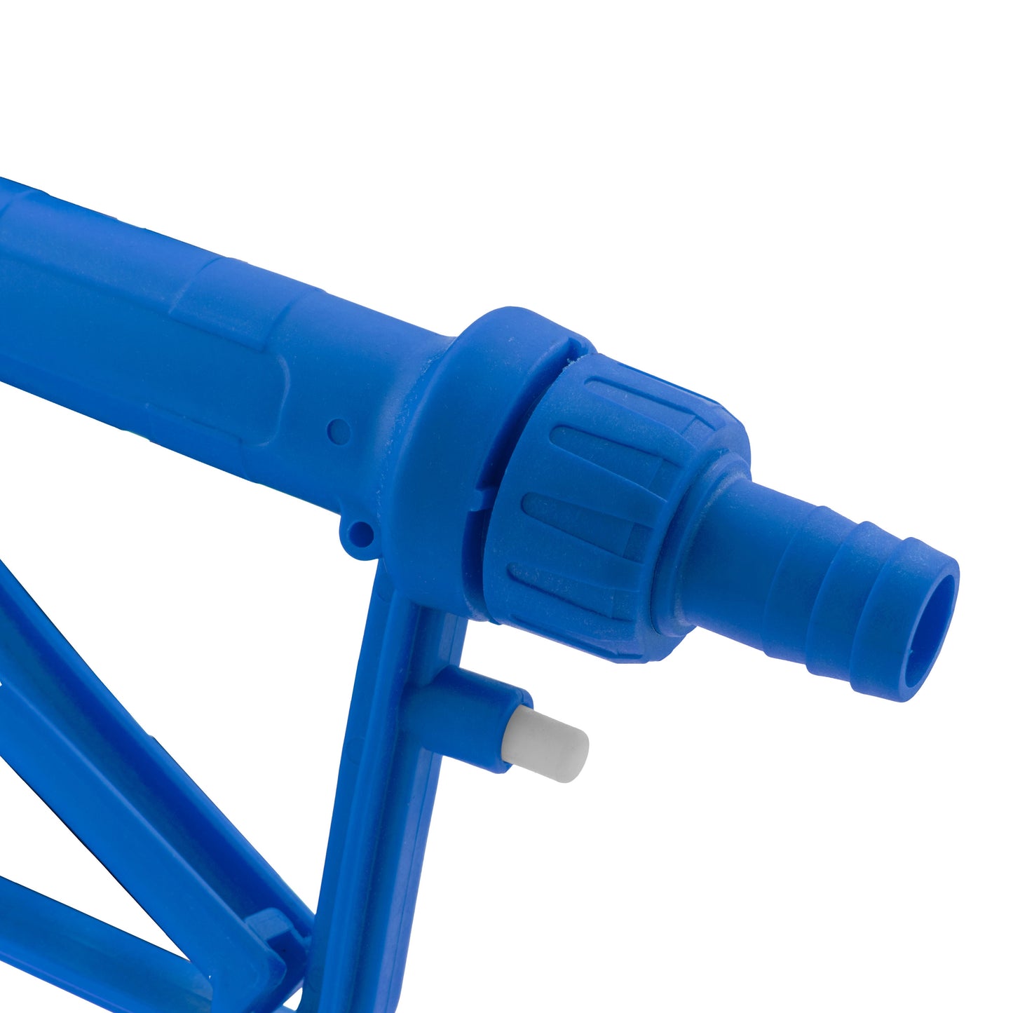 Fuel Gun Blue 3/4" Barb Inlet - Metal Outlet