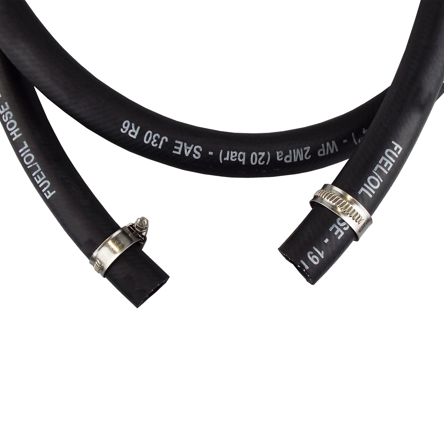 Fuel Gun with 1" Rubber Hose & Tank Adaptor Set