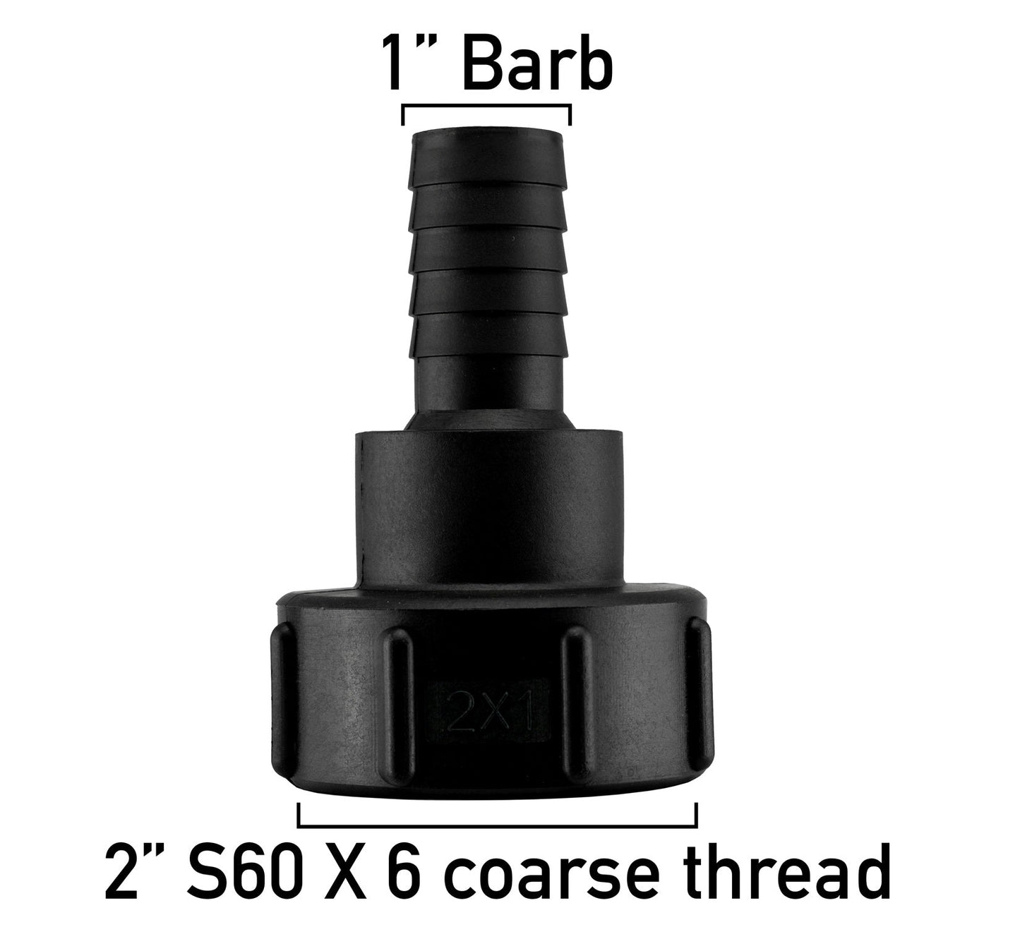 Fuel Gun with 1" Rubber Hose & Tank Adaptor Set