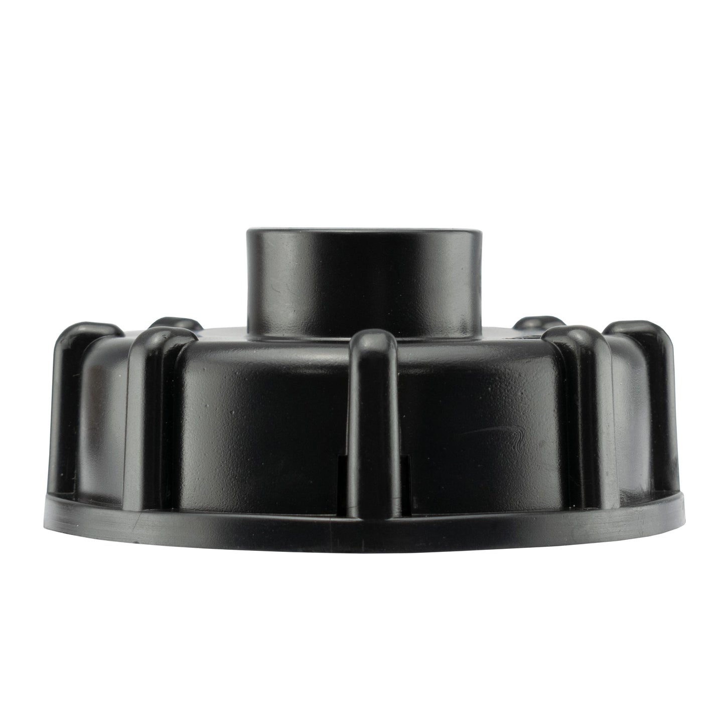 IBC 2” BSPF – S60X6 Cap with S60X6 – ½” BSPF Cap and Brass Bib Quick Connect Tap 1/2” BSP