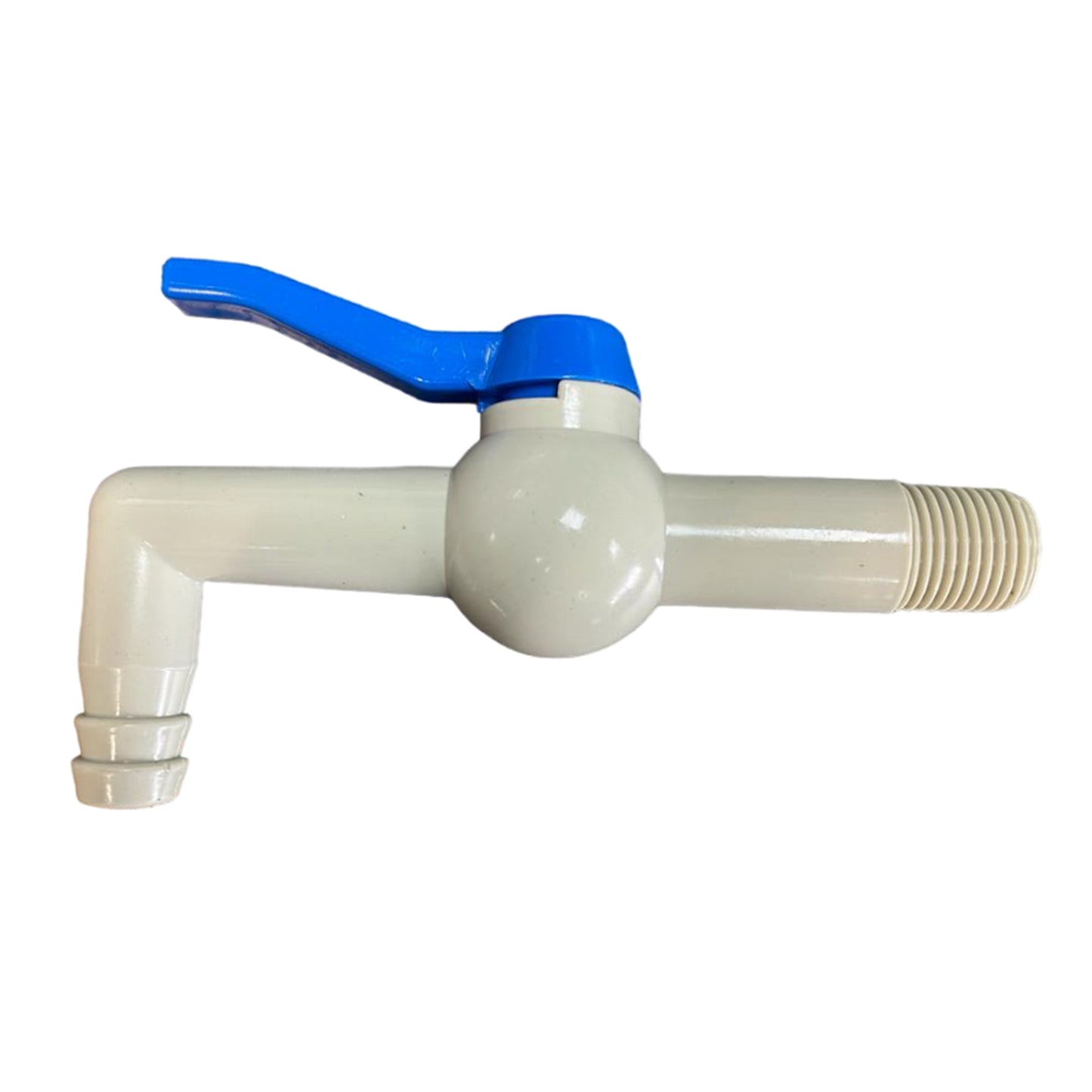 PP TAP 90 DEGREE WITH 1/2"BSPM INLET 150mm