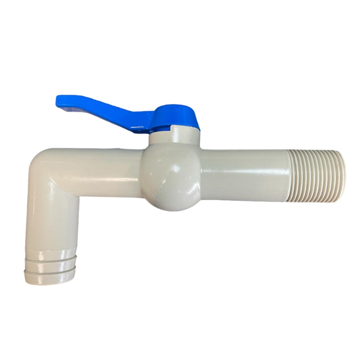PP TAP 90 DEGREE WITH 3/4"BSPM INLET 160mm