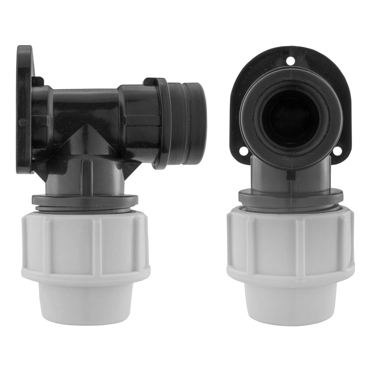 Wall Flange Kit 32mm MDPE + 32mm MDPE Valve