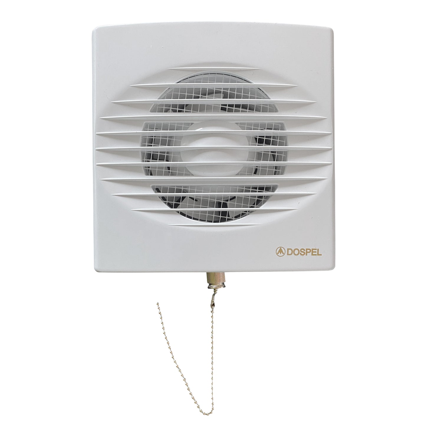 Through Wall Ventilation Kit RICO Pull-Cord Switch Fan with Brown External Vent
