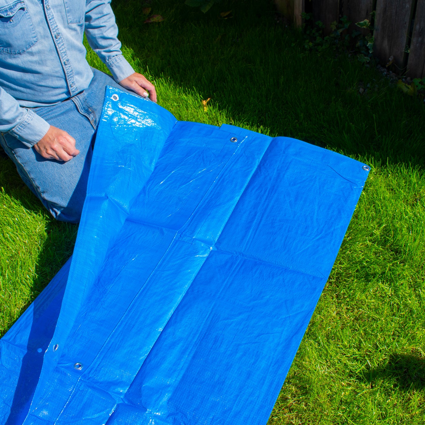 Blue S-Grade Tarpaulin 1.5m x 2m