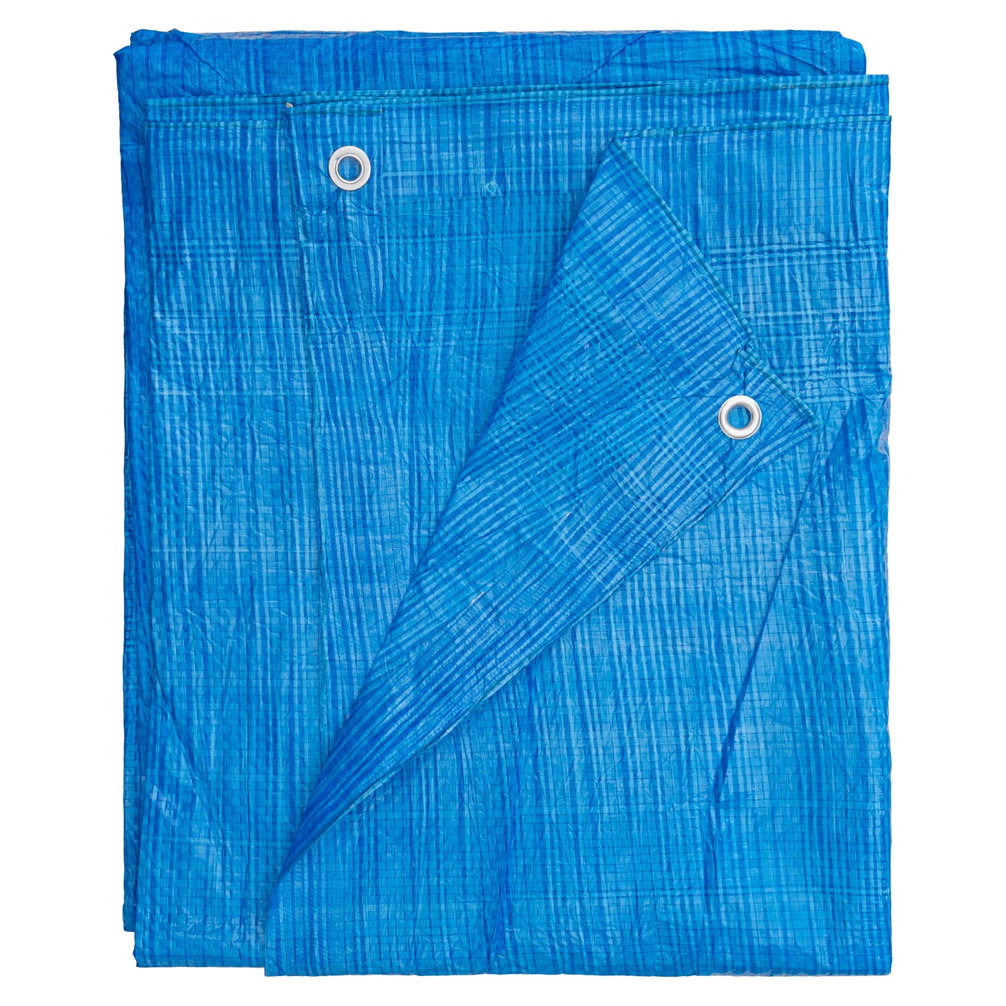 Blue S-Grade Tarpaulin with 10 x Bungee Balls (Black)