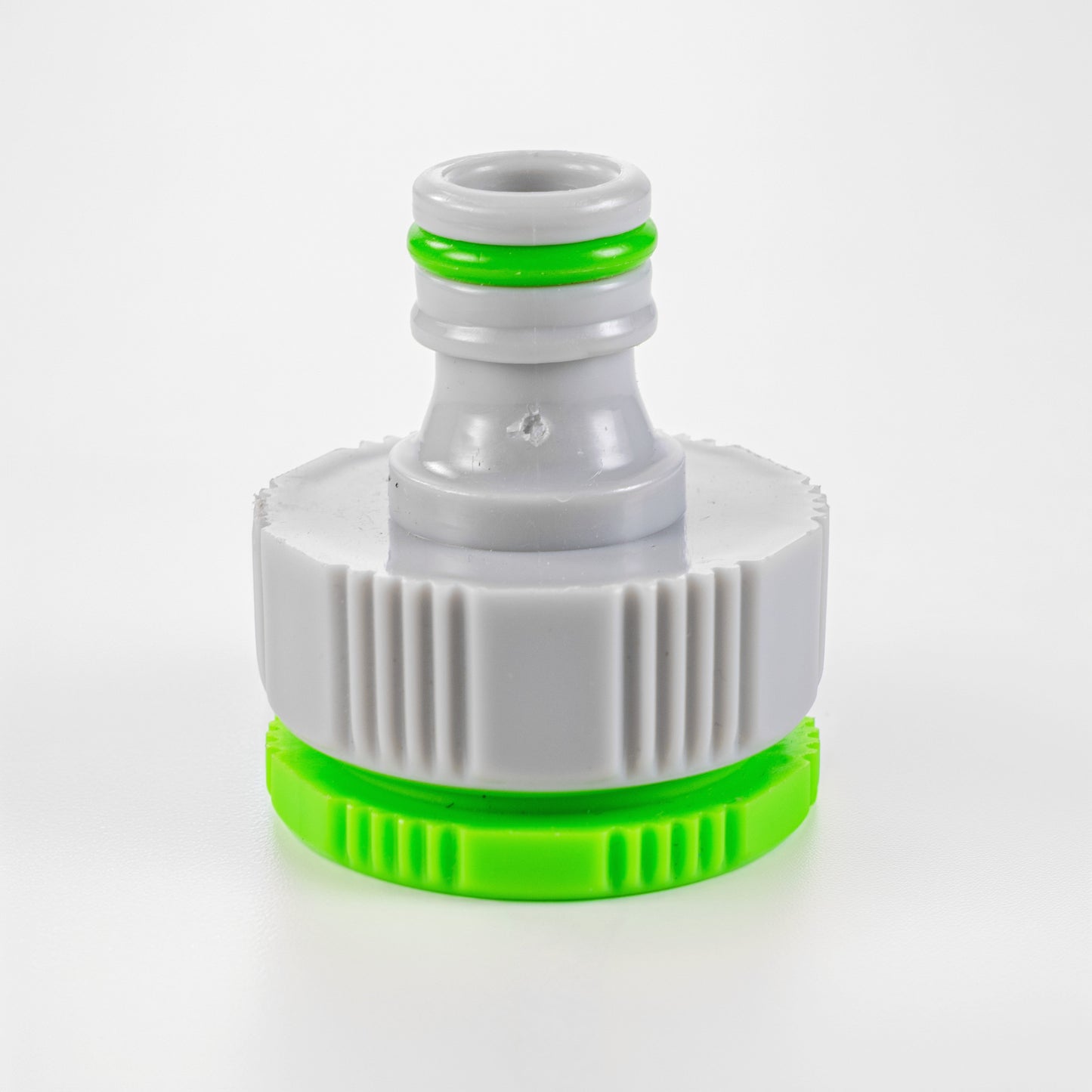 Female Tap Connector 1" or 3/4" BSP Female, Green/Gray