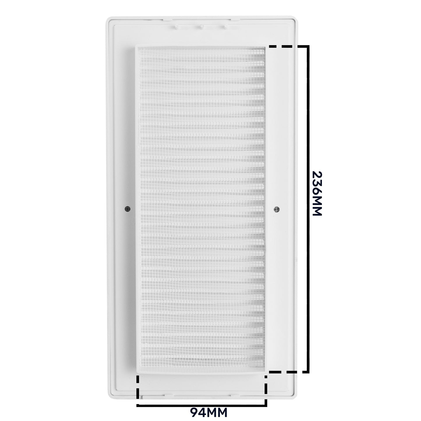 Louvre Vent Duo Smart 90/240 90mm X 240mm With Fly Mesh