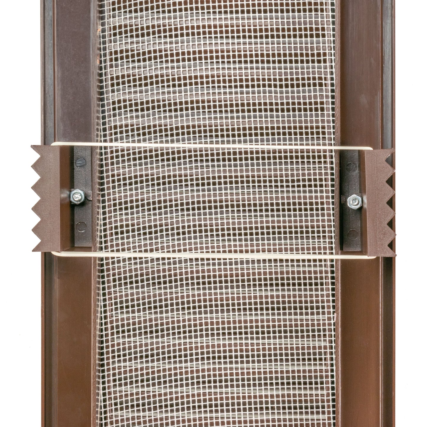 Louvre Vent Duo Smart 90/240 Brown 90mm x 240mm With Fly Mesh