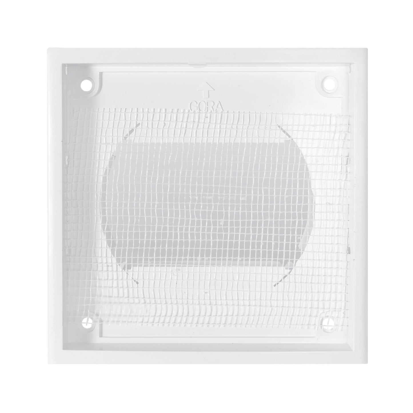 Through Wall Ventilation Kit Louvre Vent VC-KR0153 with White External Vent