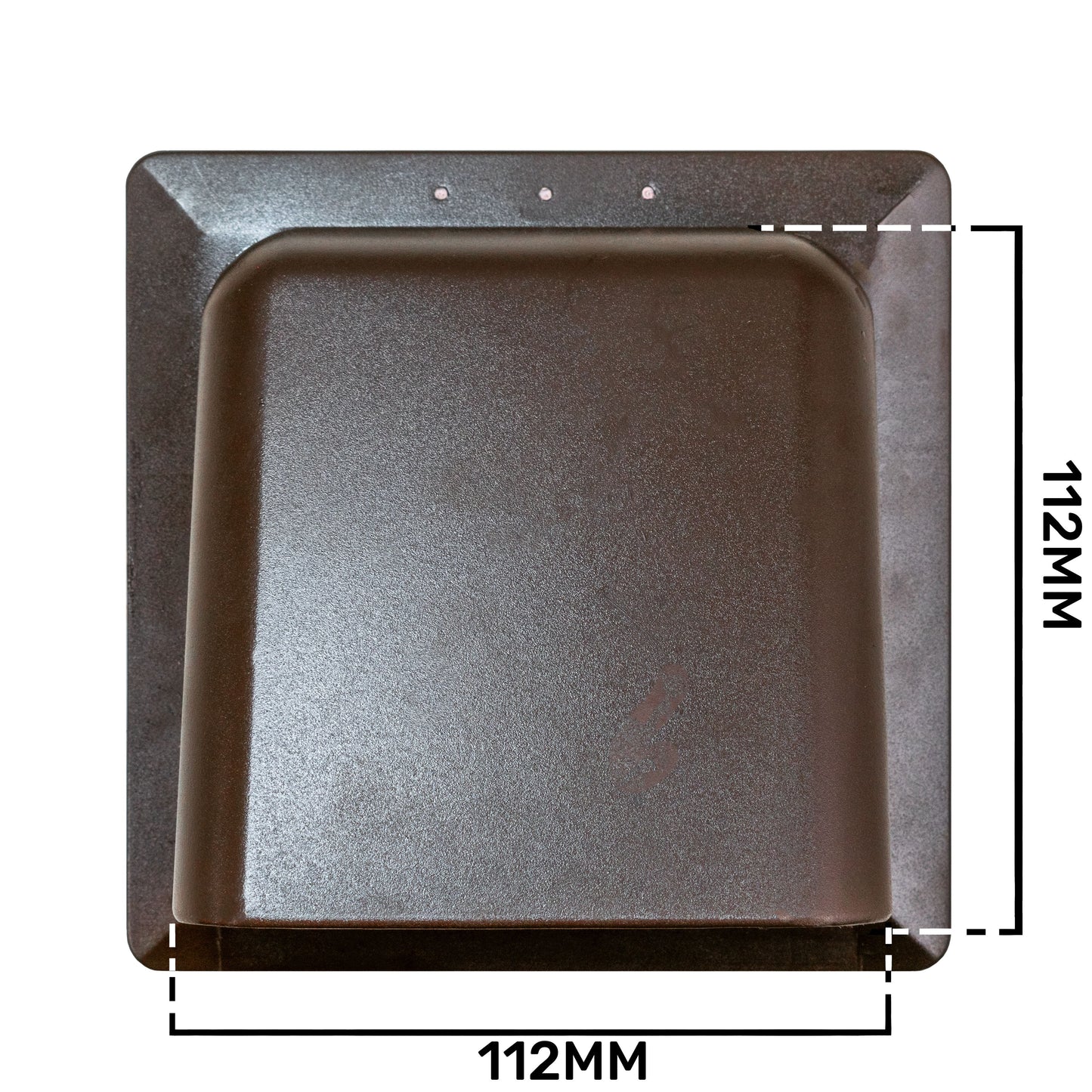 External Brown Louvre Vent KRD/100B fi100mm