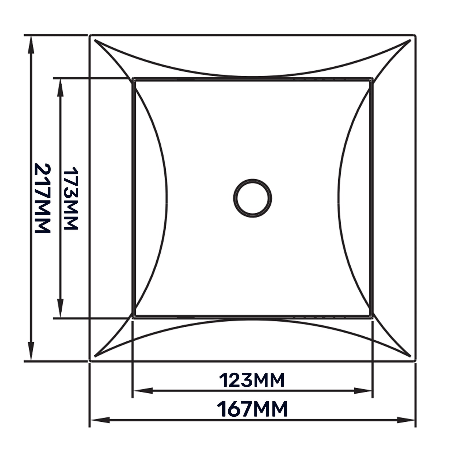 Access Panel Door PP, White 150mm x 200mm