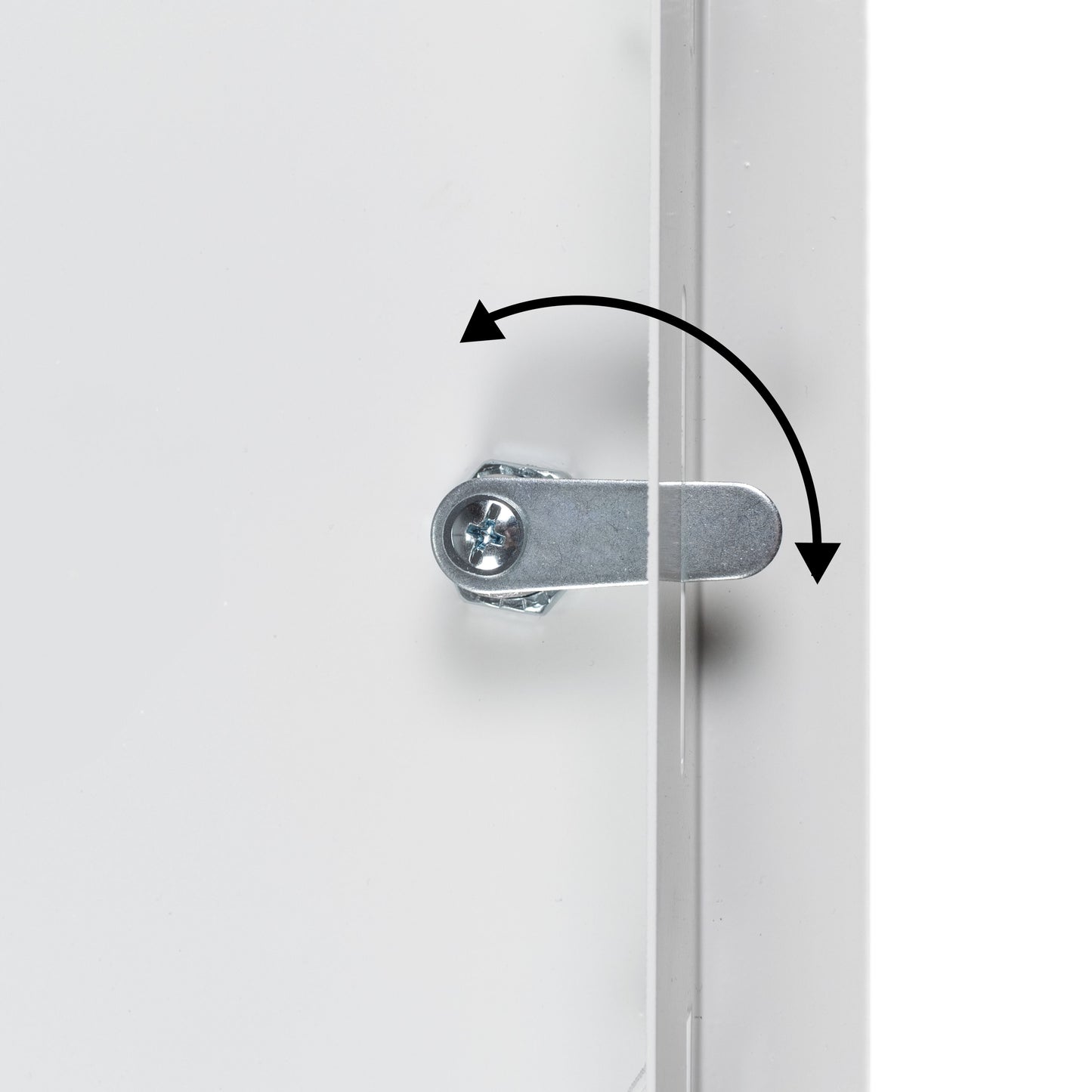 Access Panel Door Metal With Lock, White 150mm x 200mm