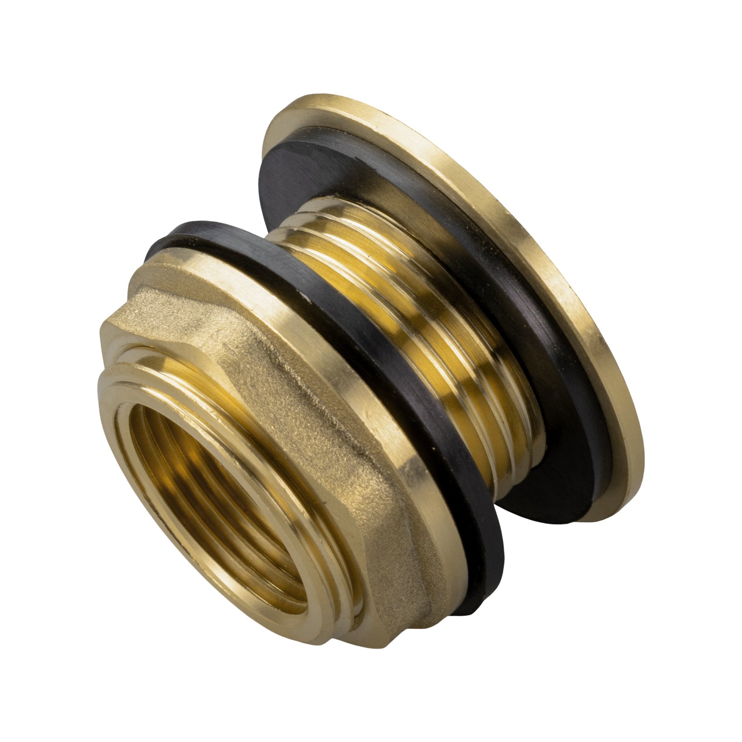Water Butt Brass Kit 3/4" with Lever Tap Hose Barb and Side Lock