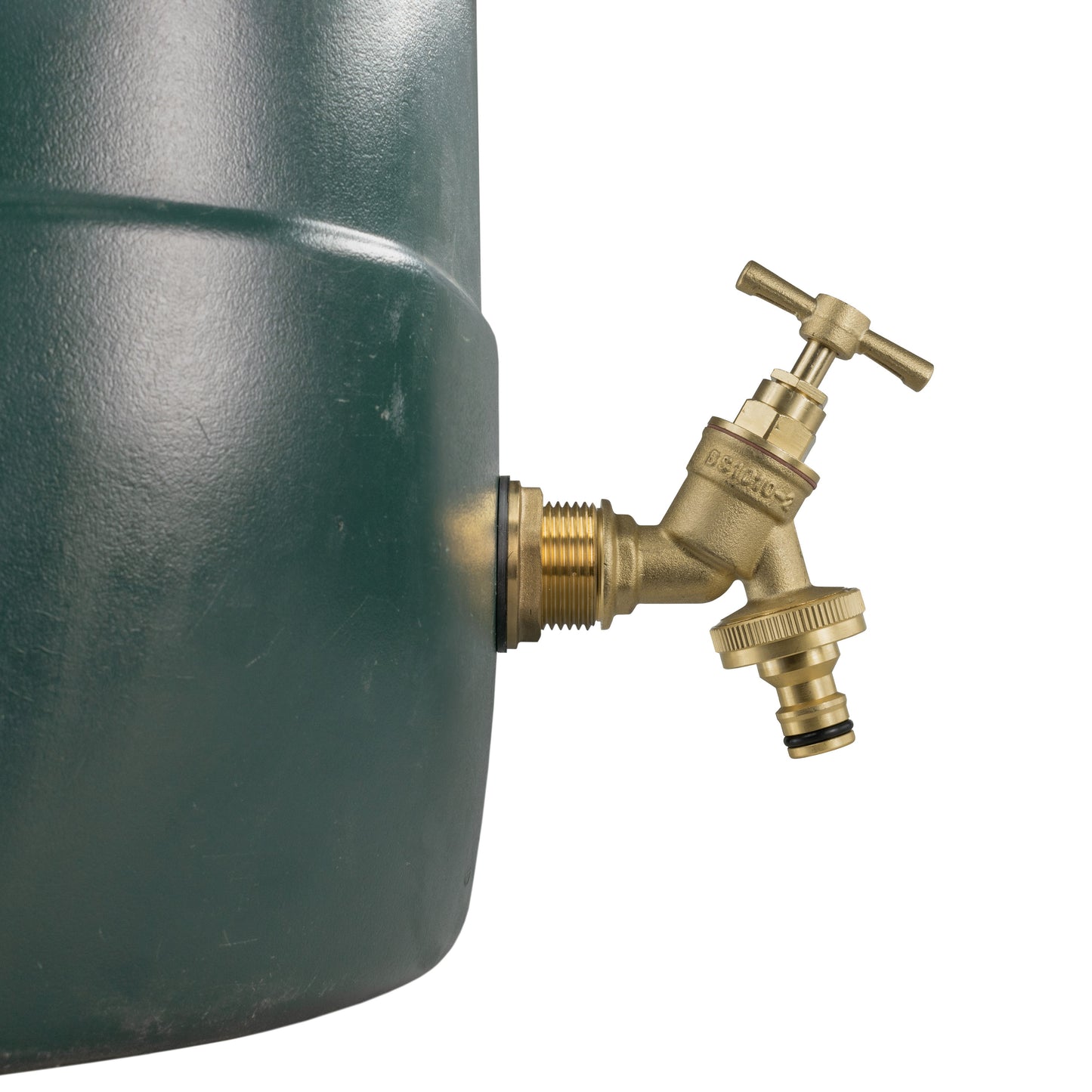 Water Butt Brass Kit 3/4" with Brass Quick Connect Tap