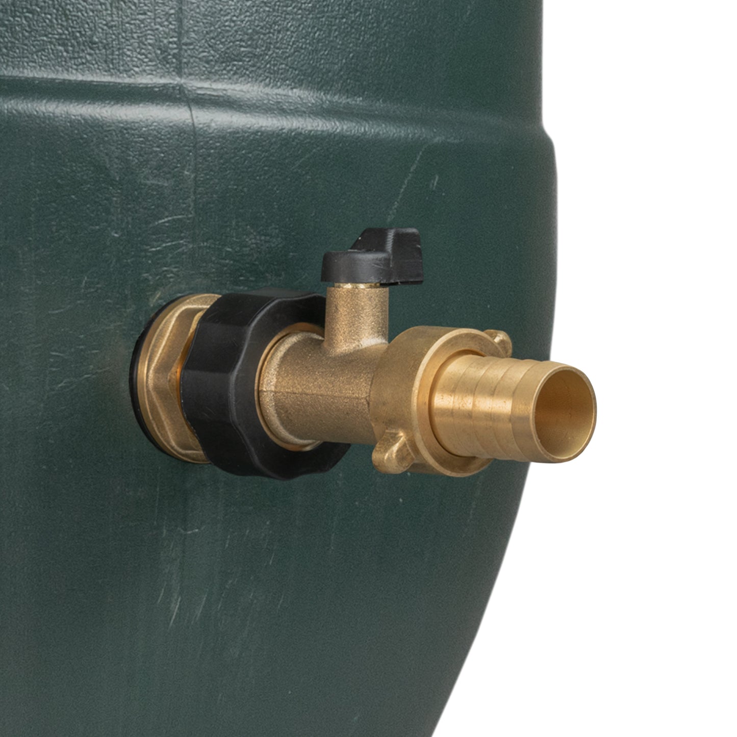 Water Butt Brass Kit 3/4" with Brass Valve + 19mm Barb