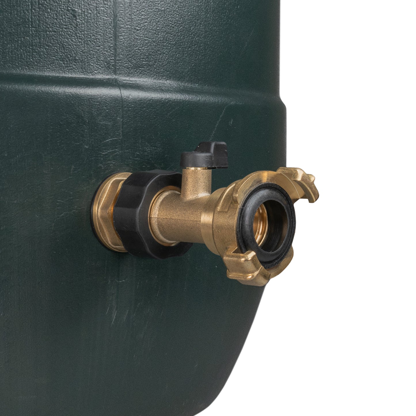 Water Butt Brass Kit 3/4" with Brass Valve + Geka