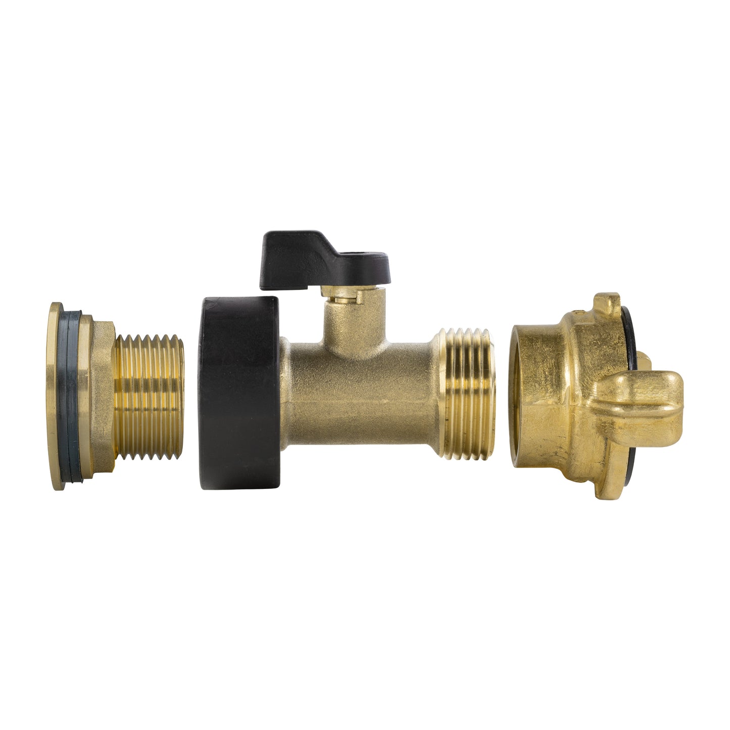 Water Butt Brass Kit 3/4" with Brass Valve + Geka