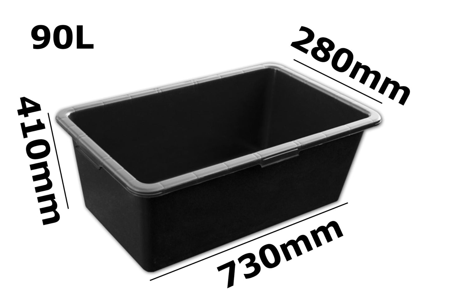 Mixing Tub 90L Blue