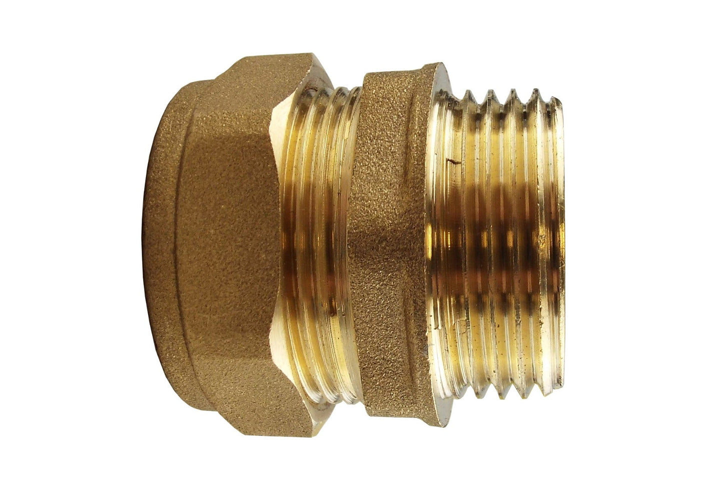 Brass Compression Straight 28mm -1" BSPM