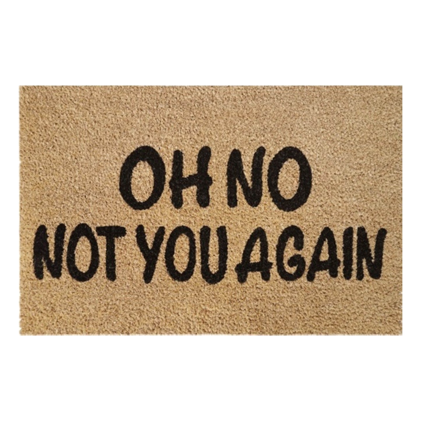 Doormat 60cm x 40cm - 'Oh No Not You Again'