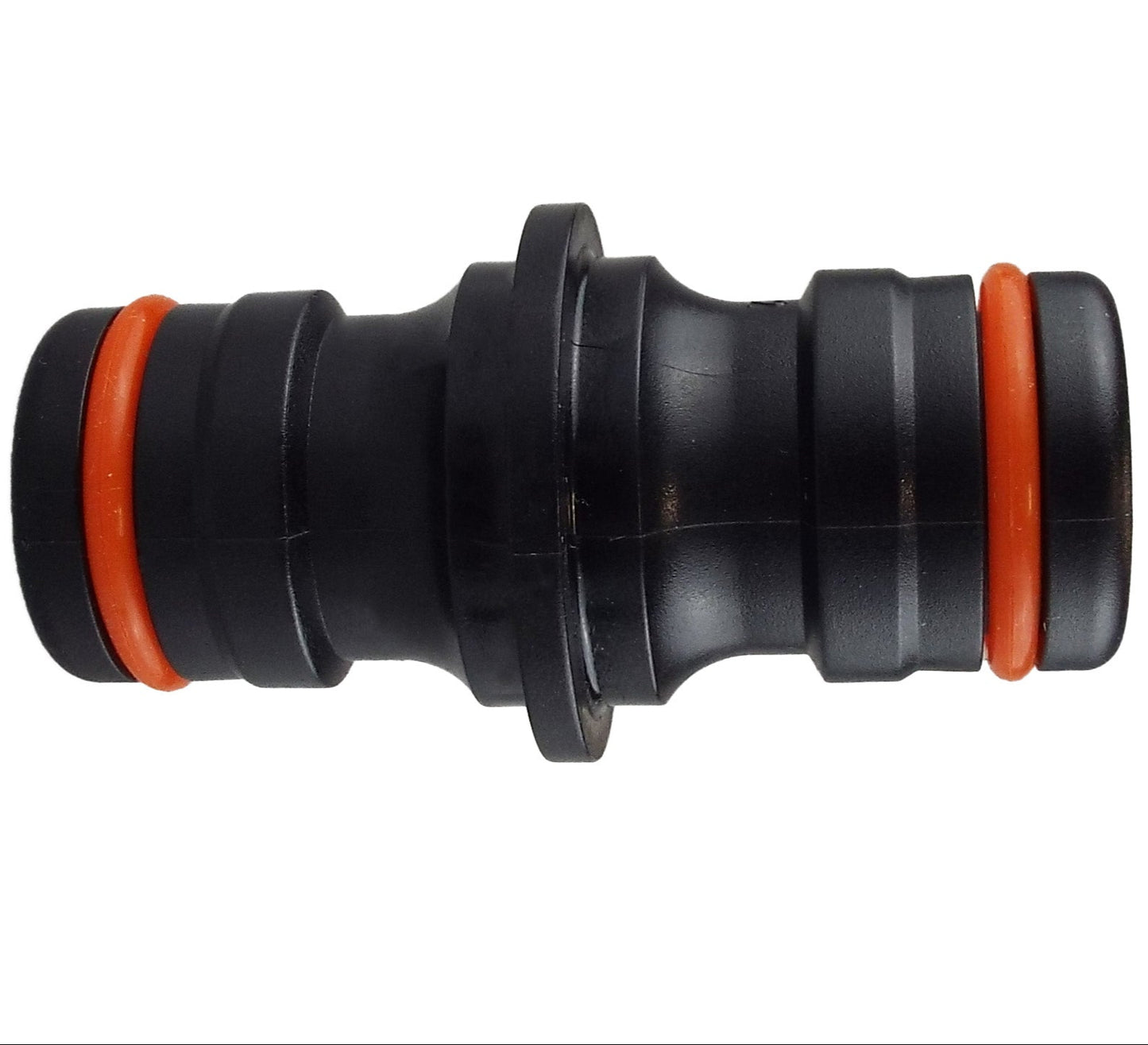 Two Way Connector Male - Max Flo Black/Orange
